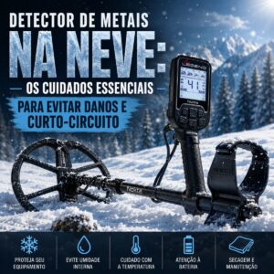 Detector de Metais na Neve: Os Cuidados Essenciais Para Evitar Danos e Curto-Circuito